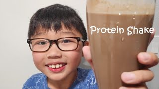 Ethan's protein shake