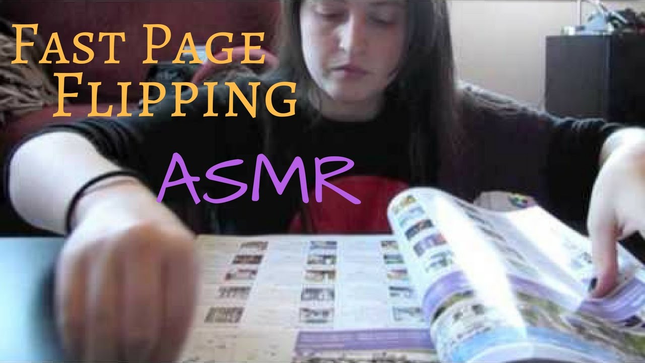 [ASMR] *Fast Page Flipping* (Request) - YouTube