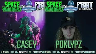 Casey b2b Poklypz LIVE @ Space Invaderz Frat Belgium Edition