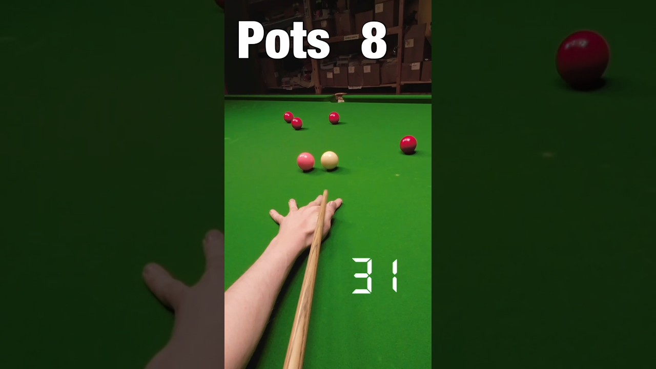 Мировой рекорд по снукеру: наибольшее количество забитых шаров за 1 минуту ⏰