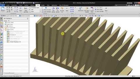 NX CAD : How to Use Global Shaping with Law Extension