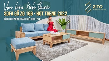 Ra mắt chiến phẩm HOT TREND 2022 - Sofa văng gỗ ZG 166