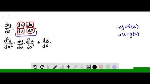 If = f(u) and u = g(x), where f and g are twice differentiable functions, show that d^2 y/d…