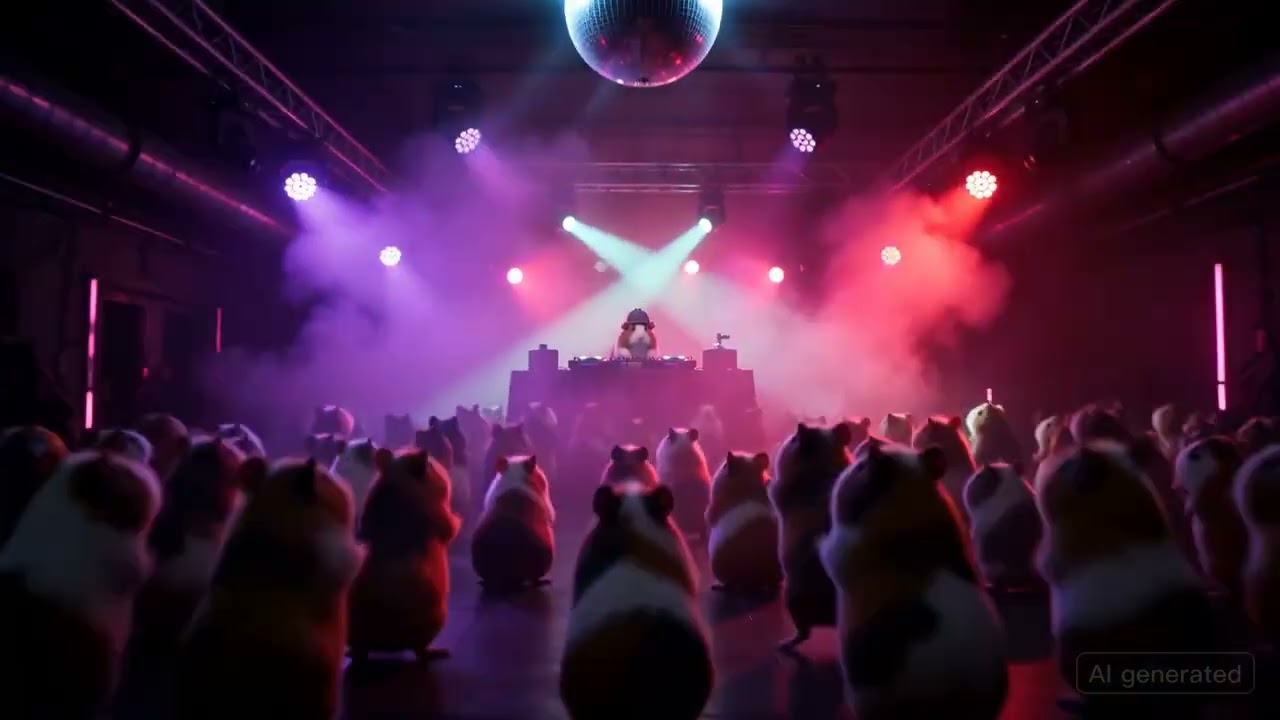 Guinea Pig Rave | Underground Techno AI Cinematic | CapCut Video Studio