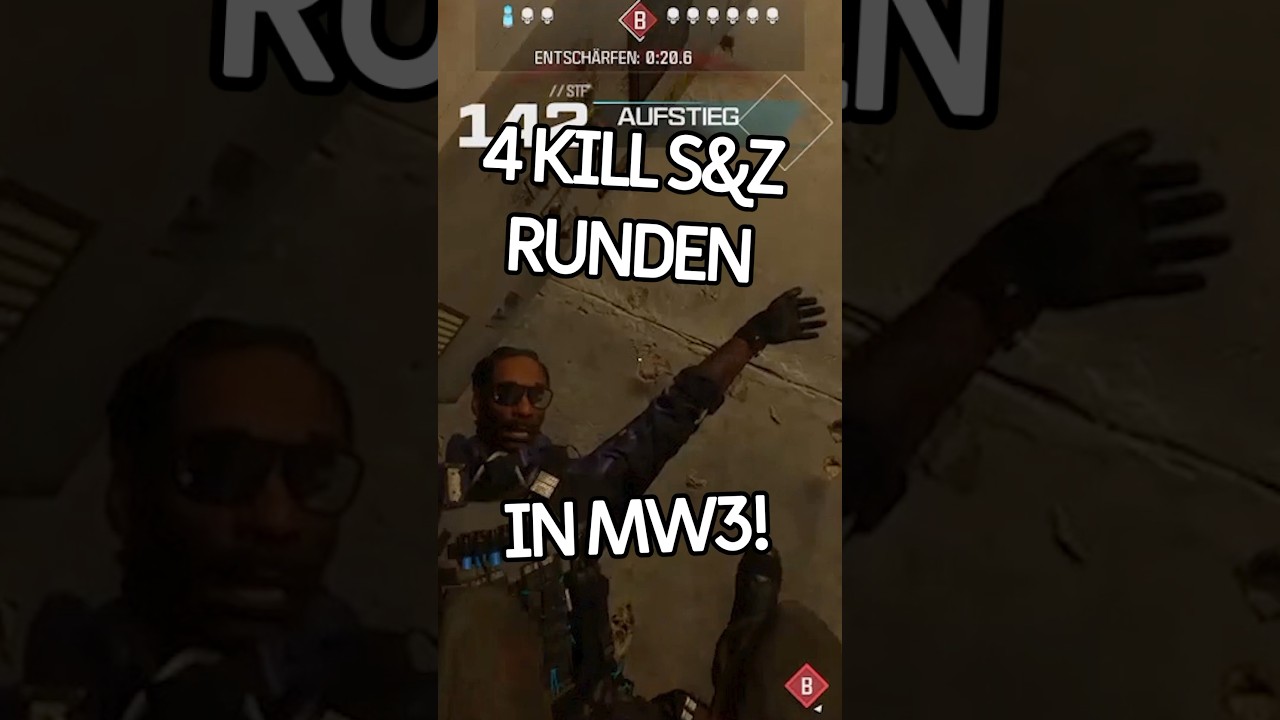 4 KILL S&Z Runden in MW3! 