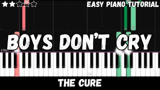 Download lagu The Cure - Boys Don't Cry (Easy Piano Tutorial)
