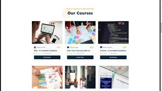 Learnology - eLearning Online Course Figma Template 5 elearning template