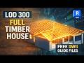 How to Model a Timber Framed House in Revit | Trusses, Stud Walls & Structure