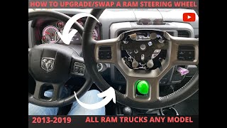 HOW TO UPGRADE/SWAP YOUR RAM STEERING WHEEL IN A MATTER OF MINUTES