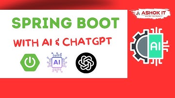Spring Boot with AI & Chat GPT | Ashok IT