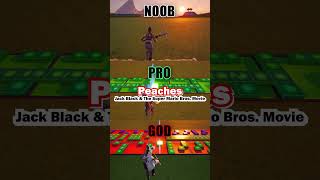 Jack Black - Peaches (The Super Mario Bros. Movie) - Noob vs Pro (Fortnite Music Blocks) #shorts
