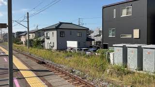 JR東日本　越後線　115系　第一次新潟塗色　新潟行き