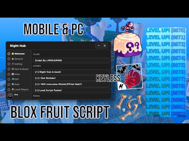 Roblox  Hướng Dẫn Hack Blox Fruits Arceus X V2.1.3 V2 ( Auto Farm