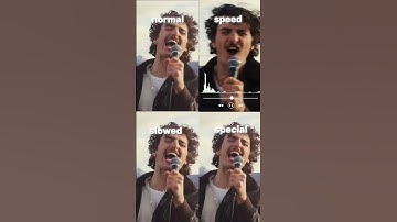 Thumbnail of beautiful things💕 normal vs speed vs slowed #shorts #song #songs #music #france #india #usa #germany