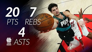 Deni Avdija 20 pts 7 rebs 4 asts vs Heat 25/26 season