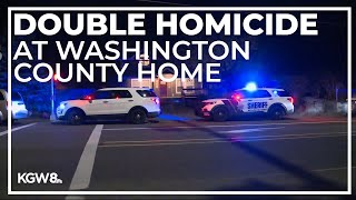 Double homicide at home in Washington County, suspect dead