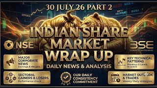 ​FII & DII Buying Returns! | Crude Volatility & Gold Rebound | India VIX & Q1 Results Analysis