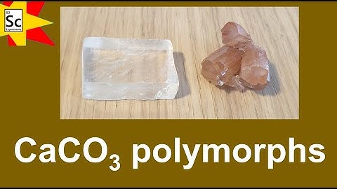 Calcium carbonate polymorphs Calcite and Aragonite | EARTH SCIENCE EXPERIMENTS |