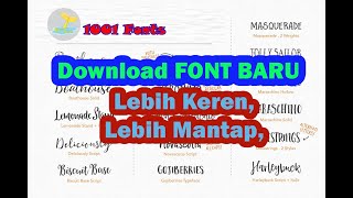 Download Font Huruf/Tulisan Baru, Keren-Keren Bro!! 1001 Fonts screenshot 5