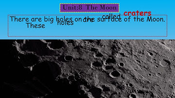 Grade 1 Science Unit 8: The Moon  (Reading and Explanation)