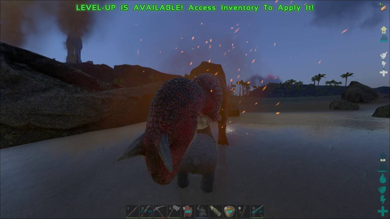 ARK Survival Evolved - EP# 22 Female Dire Bear vs. 120 Alpha carno.