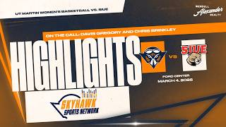 2025-26 UT Martin Women s Basketball Highlights vs SIUE OVC Tournament