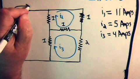Electrical Circuits Video 16: Mesh Current Analysis Format Approach Example #2 Part B