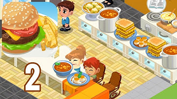 Restaurant Story - Gameplay Walkthrough Part 2 - Level 5-7 (Android, iOS)