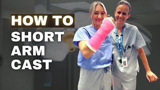 How to Make a Short Arm Cast