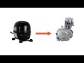 How to turn Fridge Compressor an external combustion engine