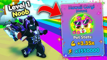 Opnieuw beginnen als NOOB met STRONGEST PET in Yeet a Friend! (Roblox)