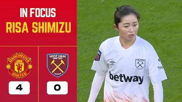 Risa Shimizu 清水梨紗 Vs Manchester United Women S Super League 2022 2023 