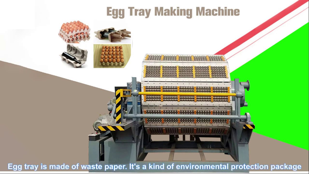 Egg tray production line - paper egg tray making machine - how to make the egg carton?