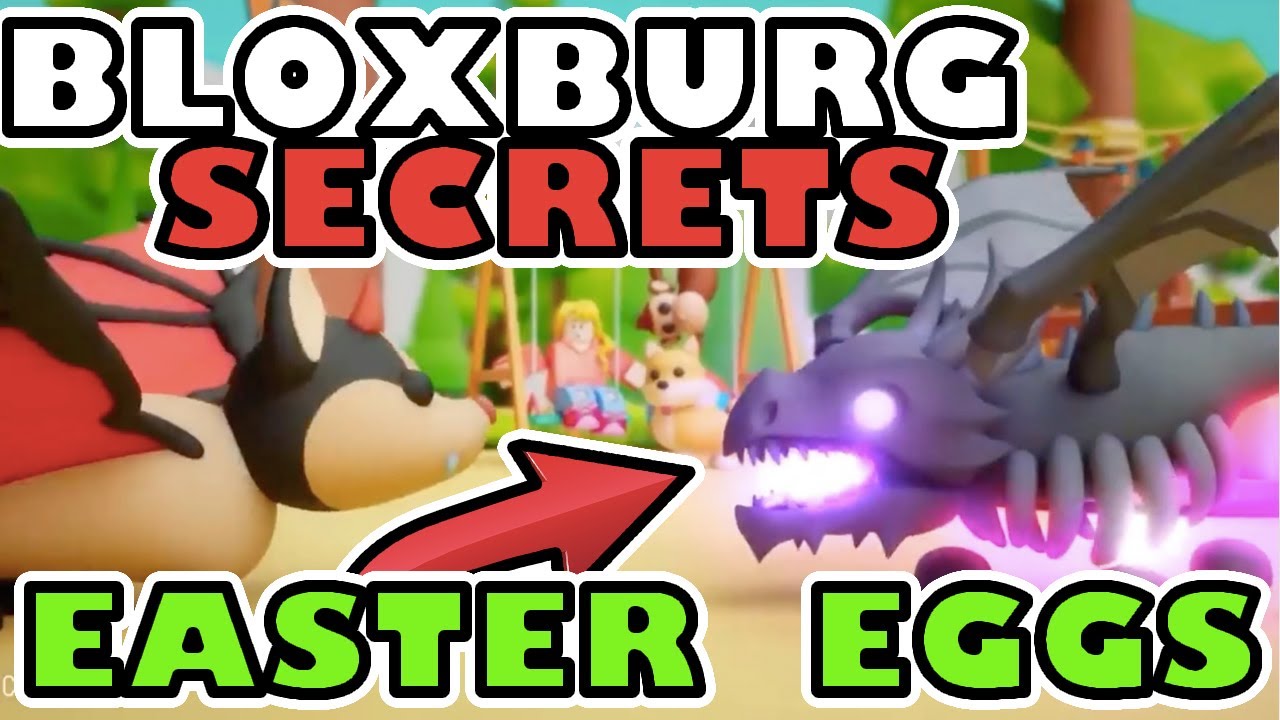 HIDDEN SECRET and EASTER EGGS Bloxburg 🐰 YouTube