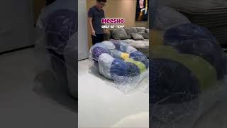 Sofa unboxing #meesho #meeshofinds #crazyproducts