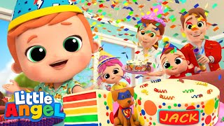 Jack's Happy Birthday Cake | Counting Balloons Song | Kids Cartoons and Nursery Rhymes