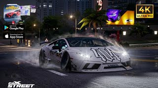 CarX Street Lamborghini Huracan 4K Maxed graphic Red Magic Astra gaming | mobile gameplay