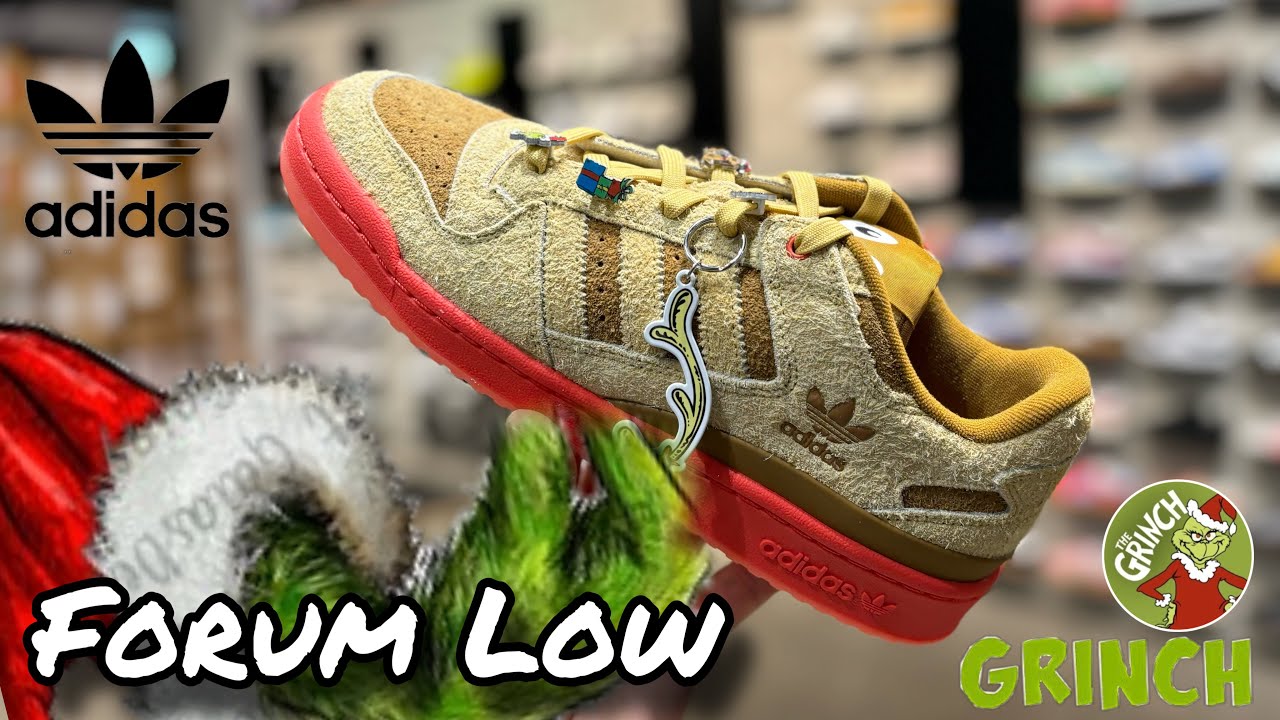 adidas gazelle silver green womens adidas Kid's The Grinch X adidas Forum Low "Green" Grade School