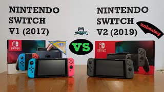 Unboxing My Brand New Nintendo Switch V1 2017 Vs V2 2019