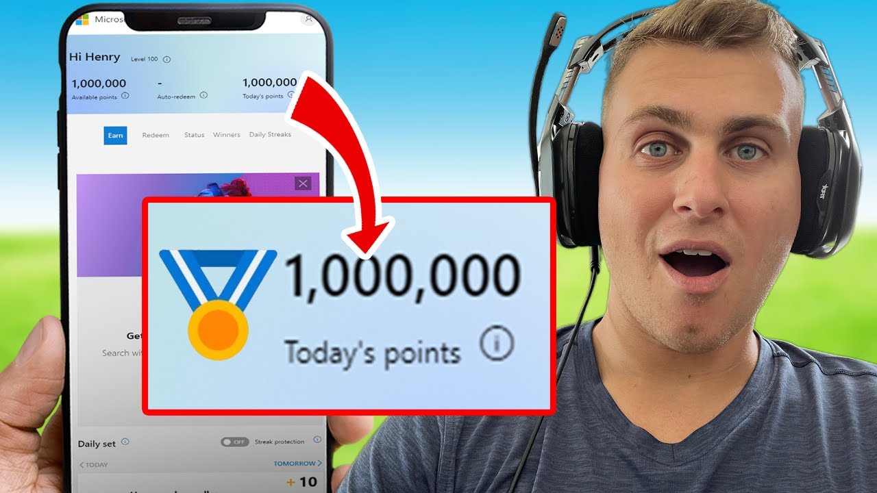 как я получаю бесплатные баллы microsoft rewards