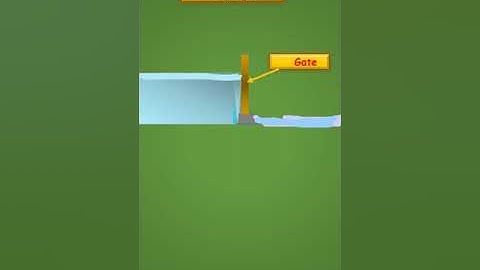 Difference between weir and Barrage #shorts