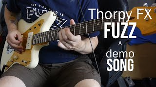 Thorpy FX Fallout Cloud - Fuzz Pedal demo song with Squier J Mascis Jazzmaster