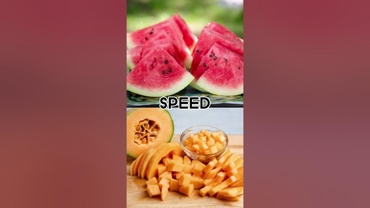 Watermelon vs Cantaloupe YouTube