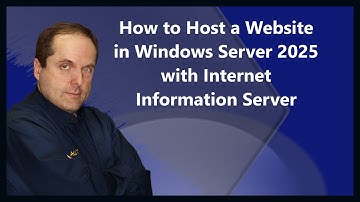 How to Host a Website in Windows Server 2025 with Internet Information Server