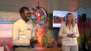 One world citizens at young summits #zerohunger