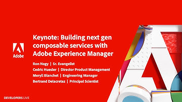 Building next gen composable services with Experience Manager | Adobe Developers Live: Composable