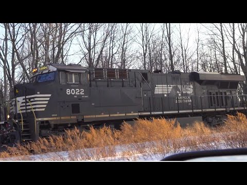 Norfolk Southern Train Breaks Down On Mainline Blocking All Traffic Up An Bnsf Grain Trains Dpu S Youtube