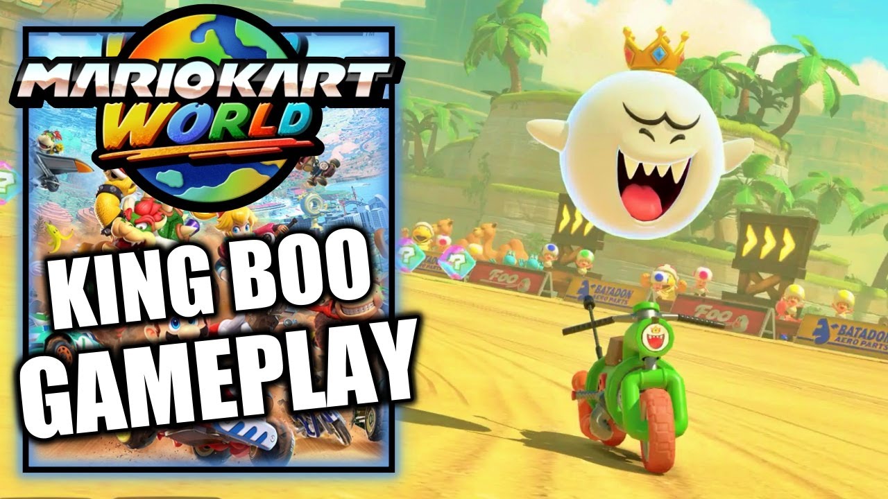 Mario Kart World – King Boo Gameplay