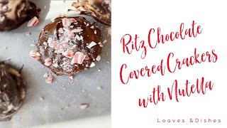 Ritz Chocolate Covered Nutella Crackers