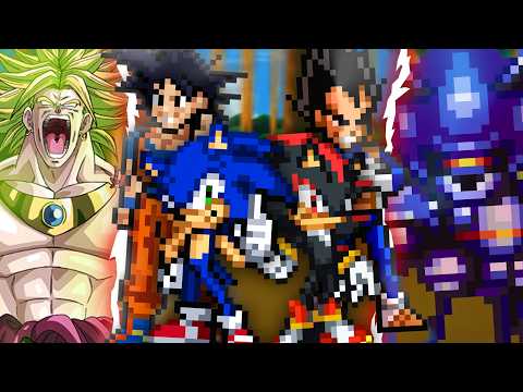 THE GREATEST SONIC AND DRAGON BALL CROSSOVER? Sonic Two Worlds Collide REACTION!